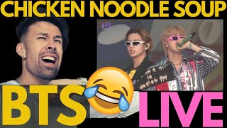 BTS CHICKEN NOODLE SOUP LIVE at SOOWOOZOO REACRTION - POPPIN POPPIN POPPIN POPPIN