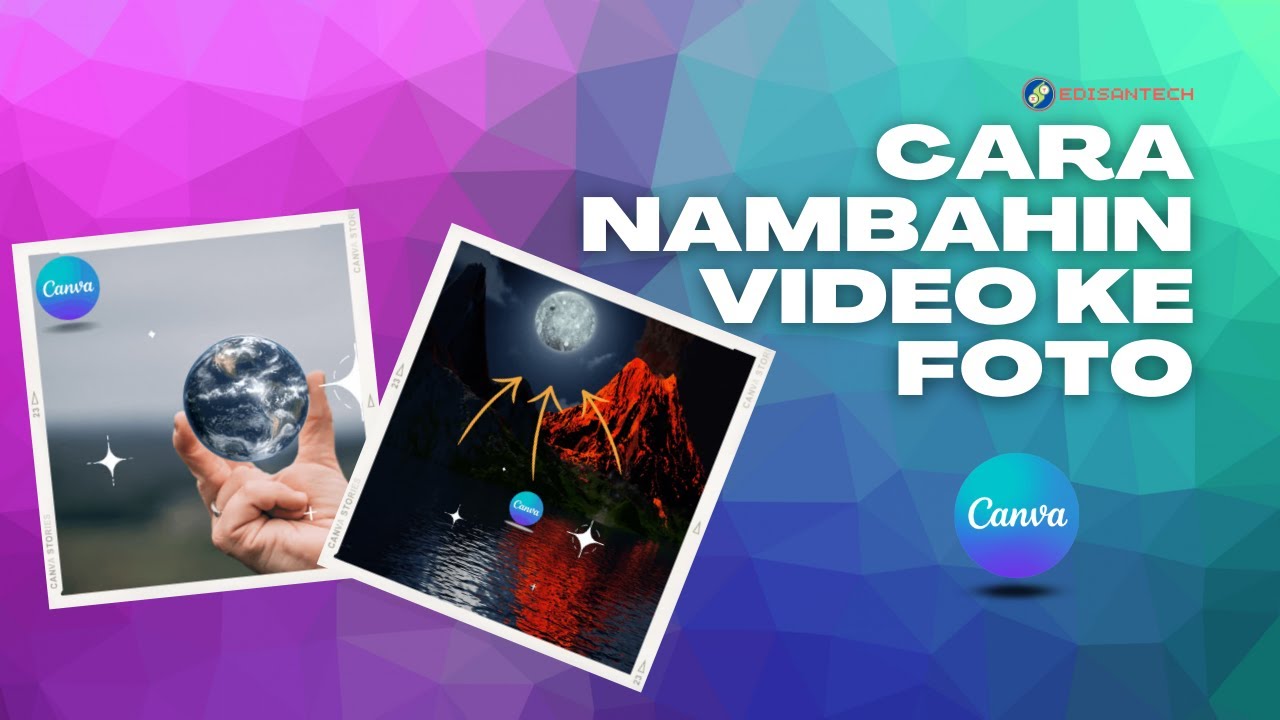 Cara Menambahkan Video Ke Foto Di Canva | Canva Tutorial - YouTube