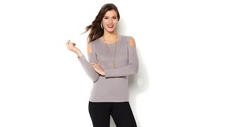 IMAN Global Chic Touch of Cashmere Luxe Sweater