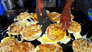 Hardworking Village Master's Big Egg Omelette Parota