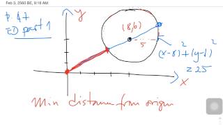 example: constrained optimization