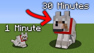 Minecraft, But The Mobs Grow Bigger Every Minute...