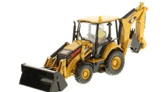 Umboxing miniatura Retroescavadeira Caterpillar 420F2 IT (85233) escala 1/50