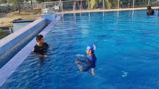 Wadi's Swimming Skill @ Joltorongo, Cox's Bazar