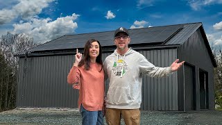 Building a MASSIVE (15Kw) Solar SYSTEM to POWER our OFF GRID WorkShop in the WOODS