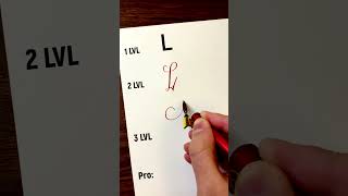 Letter L 4 Styles #calligraphy #handwriting #lettering