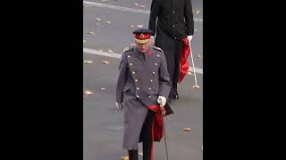 King Charles leads Remembrance Sunday service in London