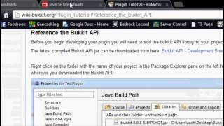 BUKKIT PLUGIN TUTORIAL Part 1: Setting Up