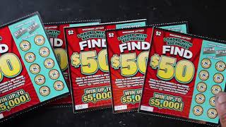 WISCONSIN LOTTERY |FIND $50 | SCRATCHOFF TICKETS