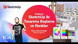 SketchUp Malzeme ve Doku Konusu CANLI YAYIN