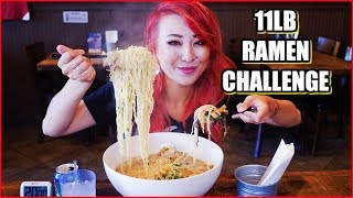 UNDEFEATED 11LB RAMEN BOWL!!!!! at Yamadaya Ramen in Costa Mesa #RainaisCrazy