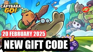 New Capybara Go Codes February 2025 | How To Redeem Code | Capybara Go Promo Code