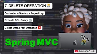 Spring MVC Tutorial #7 | Delete Operation with AJAX, Service & Repository | Java CRUD