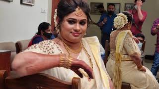 My Happy bridal makeover for Divya and her groom and wishing for our Lalettan #vikasvksmakeupartist