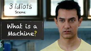 What is a machine? - Funny scene | 3 Idiots | Aamir Khan | R Madhavan | Sharman Joshi