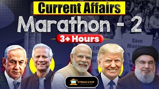 Current Affairs Marathon - January-October 2024 I 3+ Hours I CLAT I AILET I Keshav Malpani