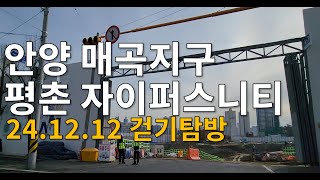 안양 비산동 매곡지구, 평촌 자이퍼스니티 걷기 탐방 [20241212 / 네이버카페 프로젝트1.]