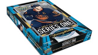 Pile of young Guns!!! Opening 2023-24 Upper-Deck series 1 hobby hockey card box