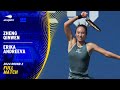 Zheng Qinwen vs. Erika Andreeva Full Match | 2024 US Open Round 2