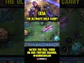 ixia the ultimate solo carry vs moskov meta 14 kills for a perfect finish mobile legends