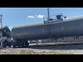 fec freight train 816 leaving the yard in hialeah florida