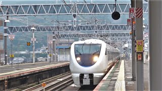 JR西日本 683系流線形+V33付属編成 特急サンダーバード 金沢行き 大津京駅通過 20220109