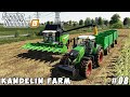 Harvesting corn, selling sugar | Kandelin Farm | Farming simulator 19 | Timelapse #08