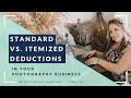 Taxes For Creative Entrepreneurs | Itemized Deduction Vs. Standard Deduction