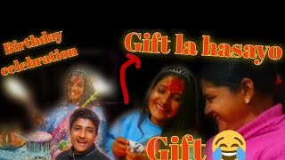 (GIFT PRANK)dee ko birthday maa dee lai 🎁prank gario😱😂