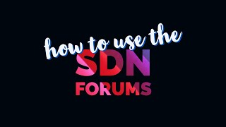 How to use the Student Doctor Network (SDN) Community