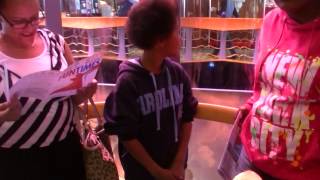 Carnival Miracle 2014 Freddy elevator ride