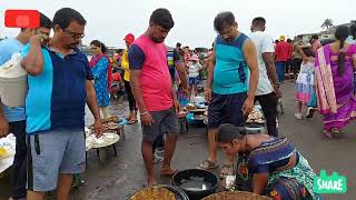 हर्णे मासळी बाजार ! हर्णे बंदर ! Harnai Fish Market ! दापोली हर्णे ! Dapoli Harnai Fish Auction.