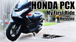 Honda PCX 150 : My first ride on a Honda PCX 150 #HondaPCX #SEV