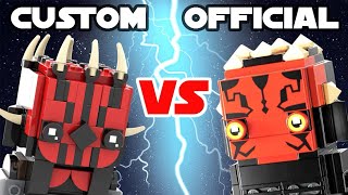 Custom VS Official LEGO BrickHeadz!!