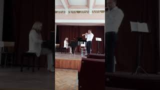 Gheorghe Chirinciuc - H. Tomasi, Concert for Trumpet and Piano 1st \u0026 2nd mouvment, (Trumpet in C)