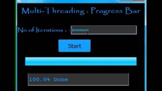 Java : Progress Bar using Multi Threading - Netbeans