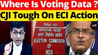 CJI Tough On ECI Action; Where Is Voting Data? #lawchakra #supremecourtofindia #