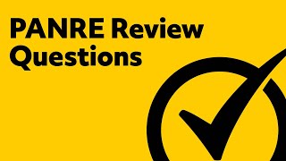 PANRE Review Questions