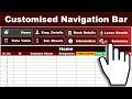 Make Your Custom Sidebar in Excel