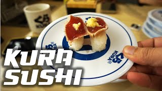 Cheap Sushi at Kura Sushi, Popular Conveyor Belt Sushi Chain in Tokyo, Best Kaiten Sushi in Japan