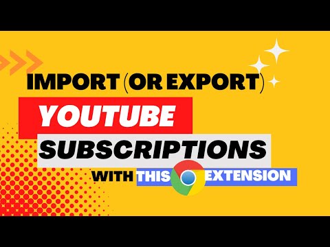 HOW to MOVE/TRANSFER SUBSCRIPTIONS from a YOUTUBE ACCOUNT to ANOTHER EASILY WITH THIS EXTENSION!