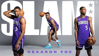 Behind the Scenes with De'Aaron Fox at SLAM 253 Cover Shoot! 🦊 💥 Fox 1 by Curry Brand First Look