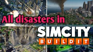 All disaster in simcity buildlt, Disaster in city, vu tower of simcity