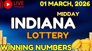 Indiana Midday Lottery Results For - 01 Mar, 2026 - Daily 3 - Daily 4 - Powerball - Mega Millions