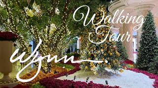 Wynn Plaza Shops \u0026 Casino | LAS VEGAS Christmas 2024 Walking Tour