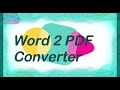 Best Video 🔥🔥🔥!!!Word to Pdf Converter using Python Programming 😘😘😘| Python Hacks | J Academy
