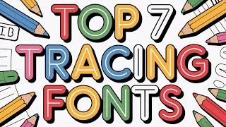 7 Best Tracing Fonts in Canva | Make Dotted Letters in Canva