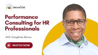 Performance Consulting for HR Professionals