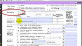 How to Fill Out your Income Tax Form 1040