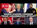 How Biden and world leaders reacted to attempted Trump assassination